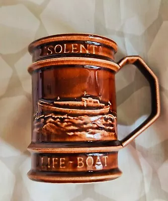 Buy Vintage Holkham Pottery Solent, RNLI Boat Service Mug. Made In England.  • 6.99£