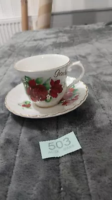 Buy Vintage James Kent Staffordshire Floral Design Teacup & Saucer Grandma Writing • 17.99£