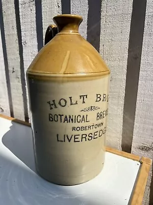 Buy NO RESERVE - Vintage Stoneware Flagon From Holt Bros, 1930s • 19.99£