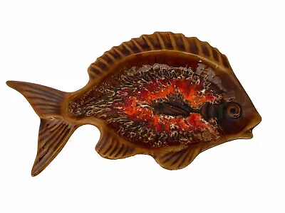 Buy Retro Vallauris Pottery Fish Dish Ash Tray Ideal Gift • 12.98£