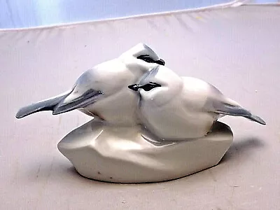 Buy Zsolnay Pecs Porcelain Pair Of Love Birds, Hungary, Gift Idea • 22.83£