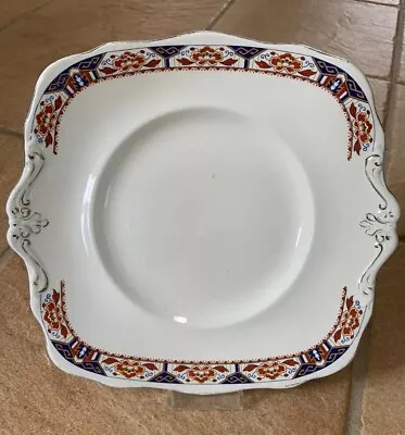 Buy Vintage Tams Ware Plate 24 X 23cm Fine Semi-porcelain 1930s Handled Cake Plate • 6£