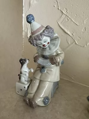 Buy Lladro Clown With Puppy & Concertina Figurine # 5279 • 20£