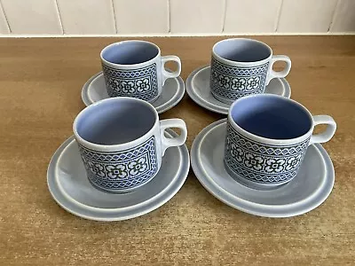 Buy Hornsea Pottery  Tapestry - 4 X Cups & Saucers • 6£