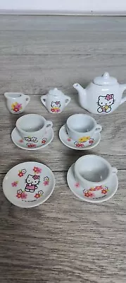Buy Hello Kitty China Kids Toy Teaset Teapot Cups.  *Missing One Cup* • 9.99£