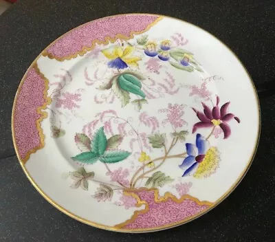 Buy Antique Vintage George Jones Crescent Hand Painted 21cm Salad Plate Floral • 25£