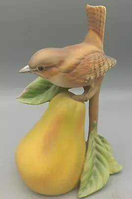 Buy Royal Osborne Wren On Yellow Pear VGC Height 13cm • 5.99£