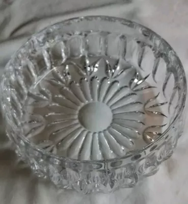 Buy Large Heavy Lead Crystal Glass Fruit Bowl. 19cm Diam. Excellent Condition. • 8£