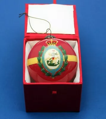 Buy Exquisite & Unique Royal Regiment Of Fusiliers (RRF) Glass Commemorative Bauble • 14£