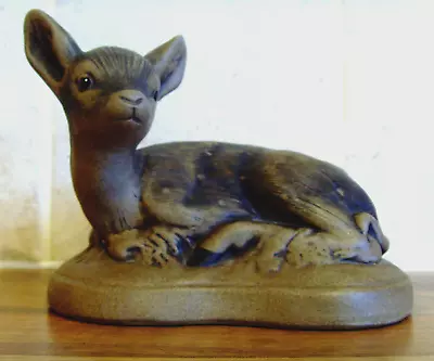 Buy Poole Pottery Stoneware Deer Fawn Figurine • 9.99£