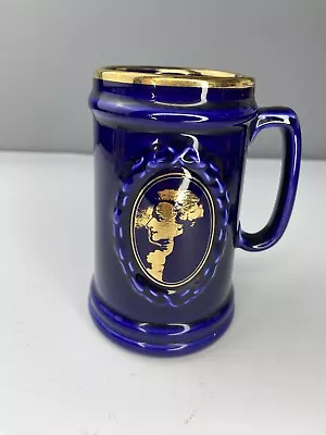Buy Vintage Blue Royal Victoria Pottery Wolfeng Amadeus Mozart Mug Stein Beer Jug • 15£