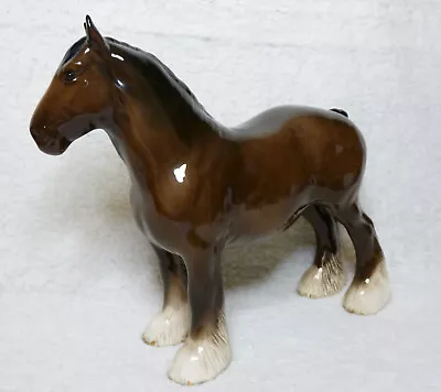 Buy Royal Doulton Shire Horse. Brown Gloss Mare. In Excellent Condition • 35£