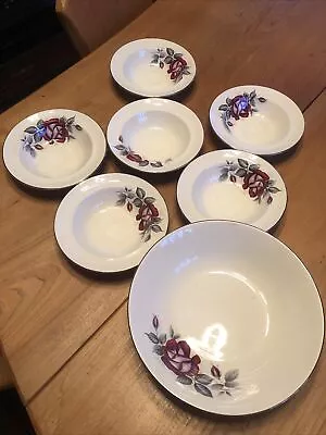 Buy Swinnertons Staffordshire Rose Bowl Set Vintage Retro • 7.50£