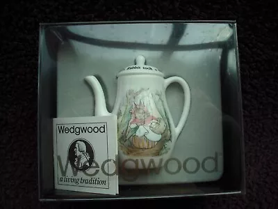 Buy Vintage Wedgwood Peter Rabbit Pattern English Bone China Miniature Coffee Pot. • 59.99£