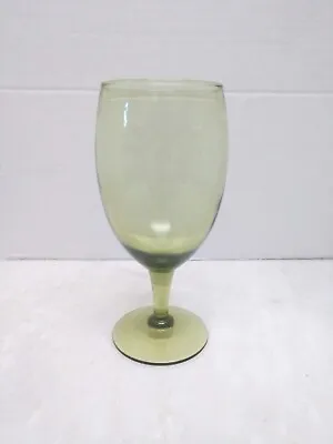 Buy Vintage MCM Green Water Goblet • 13.05£