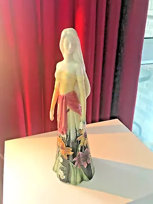 Buy Old Tupton Ware  Large  Lady Figurine Summer Bouquet  30.cm. High. • 30£