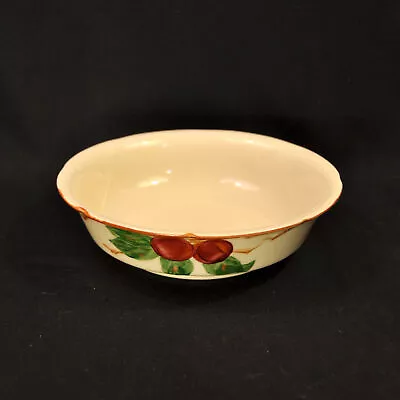 Buy Franciscan Apple Footed Vegetable Bowl 7 3/4  HP Red Green Brown 1949-1953 USA • 54.03£