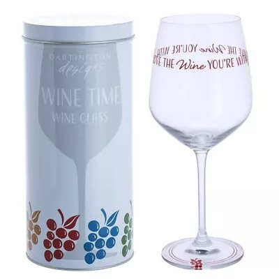 Buy Dartington Wine Glass: Wine Time Collection -  Love The Wine You`re With  • 12.15£
