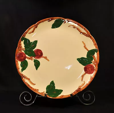Buy Franciscan Apple Chop Plate 12 1/2  Large Round Red Green Brown Vintage • 64.28£