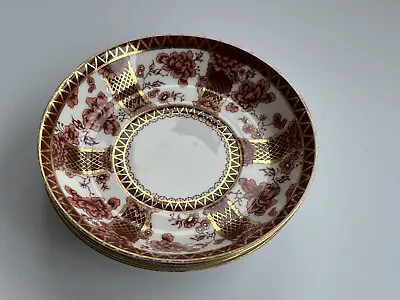 Buy Royal Crown Derby   CHATSWORTH RED  Imari Saucers • 2£