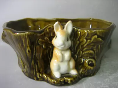 Buy Vintage SylvaC 4292 England Vase / Pot With Rabbit Figurine On It RARE • 79.70£