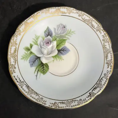 Buy Rose Saucer Royal Sutherland Made In Staffordshire England Fine Bone China • 11.18£