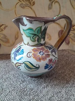 Buy Vintage Denby Studio Art Pottery Glyn Colledge Ware Jug Pitcher Signed Floral • 20£