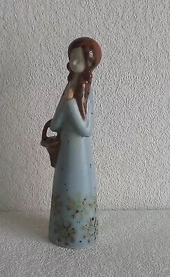 Buy Bristolia Japan Japanese Pottery Girl With Basket Figurine VGC Hand Painted  • 8£