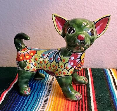 Buy Talavera Pottery Chihuahua,  6  X 8 , Handmade In Mexico  • 23.30£