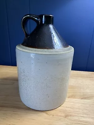 Buy Antique Vintage Two Tone Crock Stoneware Ceramic Moonshine Whiskey Jug 9” • 27.93£