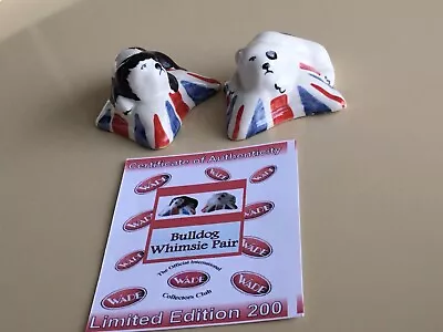 Buy Wade Bulldog Whimsie Pair- Special Edition Limited Number Of 200. Certificate • 30£