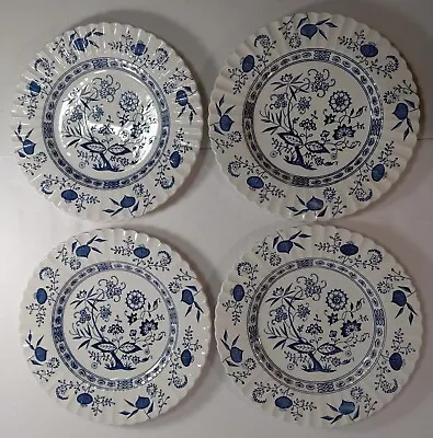 Buy J & G Meakin Classic Blue Nordic 10  Dinner Plates Set Of 4 English Ironstone  • 33.55£