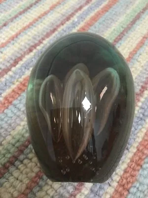 Buy Vintage Mid Century 1970's Glass Controlled Bubble Hand Made Paperweight • 8.95£