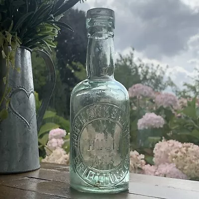 Buy Victorian Bottle Glass Rob Hawkshaw Ltd Hull & Bridlington Vintage Bottle • 13.99£