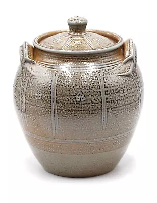 Buy Toff Millway Large Studio Pottery, Salt Glaze, Covered Jar • 120£