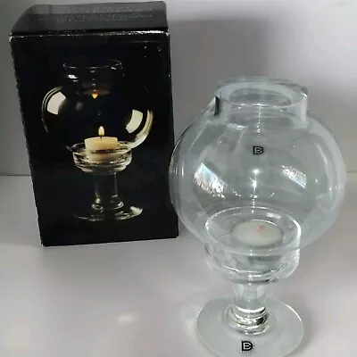 Buy Dartington Handmade Crystal Glass  Candle Holder Lamp Frank Thrower Design Boxed • 20£