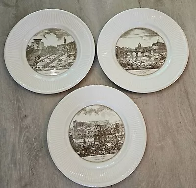 Buy Wedgwood Piranesi Plates - Set Of 3 - St. Angelo, St Mary Aracoeli, Constantine • 22.37£