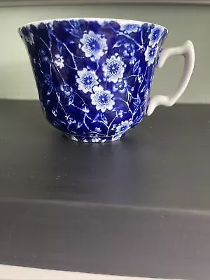 Buy Burleigh - Blue Calico - Breakfast Cup • 8£