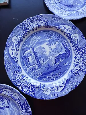 Buy Spode Blue Italian. Side, Salad And Dinner Plates (one Each). • 15£