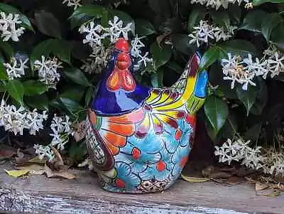 Buy Ceramic Rooster Talavera Pottery  Handmade In Mexico, Home Decor • 111.65£