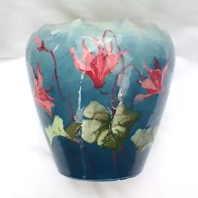 Buy Antique Jerome Massier Vallauris Barbotine Floral Jardinere Vase • 49.95£
