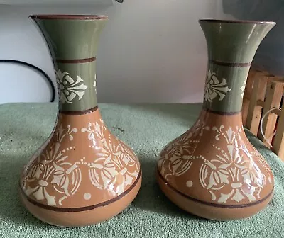 Buy Antique Extremely Rare Pair Of  “Langley Lovique” C1900 Vases, Superb Condition • 24.99£