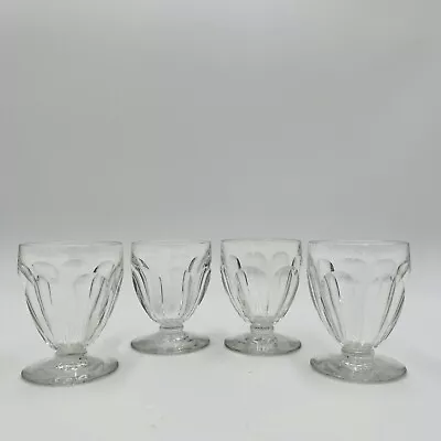Buy BACCARAT France Crystal Tallyrand White Wine 3 3/8” Set 4 Pieces Cordial Glasses • 234.85£