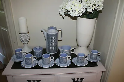Buy RARE Retro Hornsea Tapestry Set Coffee Tea Pot Cups Saucers Sugar Bowl Milk Jug • 125£