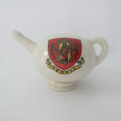 Buy Arcadian Crested China Ware Yeovil - Model Of Ancient Bottle No. 206 • 9£