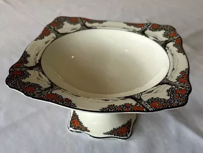 Buy Crown Ducal Orange Tree Low Comport, Cake Stand. Repaired • 20£