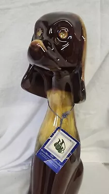 Buy Blue Mountain Pottery Harvest Gold Dog 13  Country Core Clay Sculpture W Tags! • 27.95£