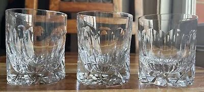 Buy Set Of 3 Tudor Crystal Whiskey Tumblers In The Frobisher Pattern • 42£