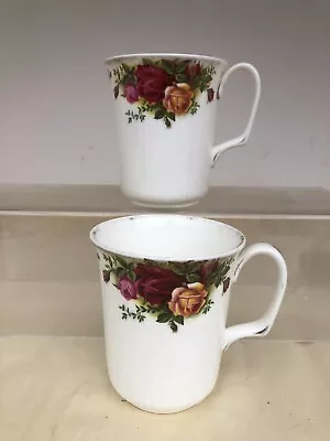 Buy ROYAL ALBERT OLD COUNTRY ROSE  2 Tall Mugs • 3.99£