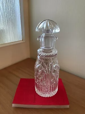 Buy Vintage Cut Glass Decanter Unusual Style  • 6£